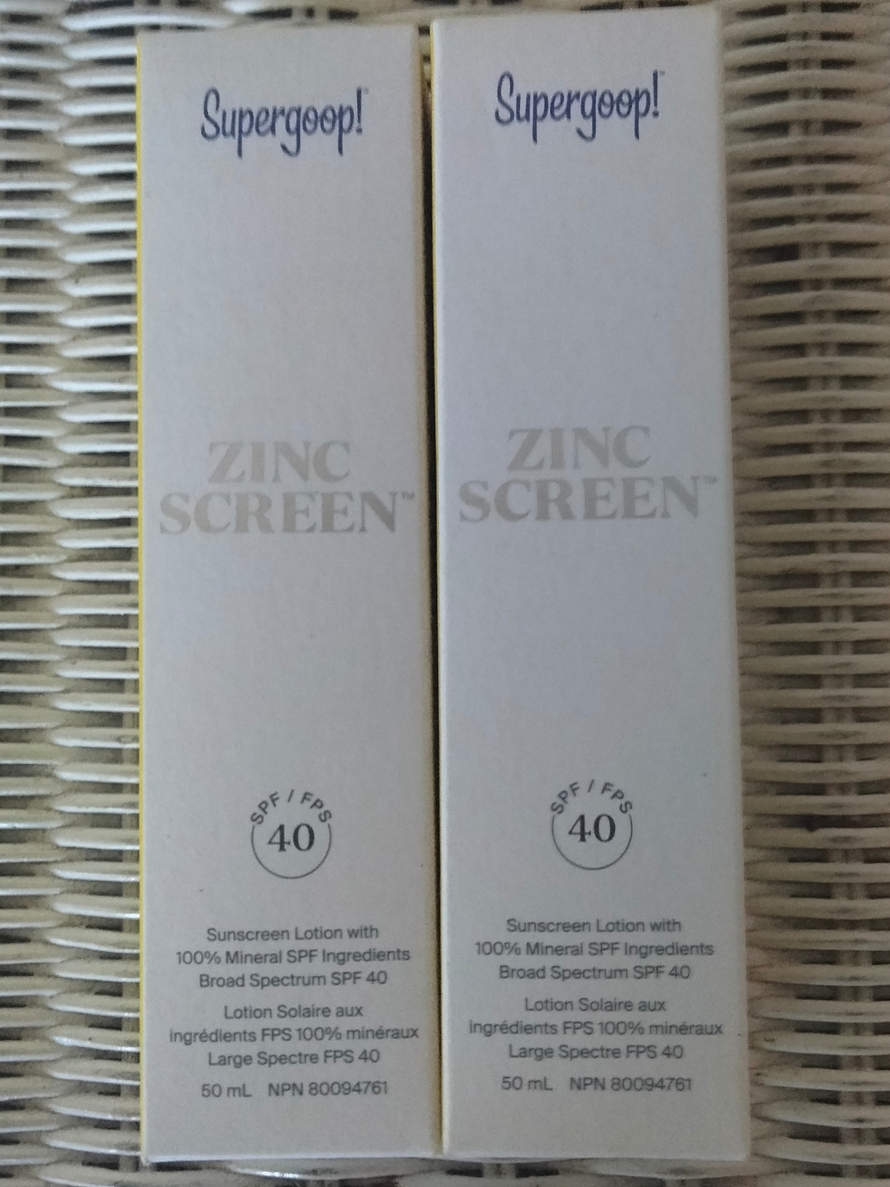 Supergoop! Zincscreen Mineral Sunscreen SPF 40 - White with Blue Logo
